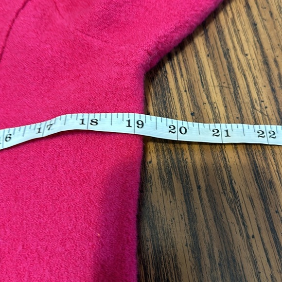 Chico’s women long sleeve Jacket Blazer Cardigan Size 0 (S) Pink Wool open front - Picture 8 of 9